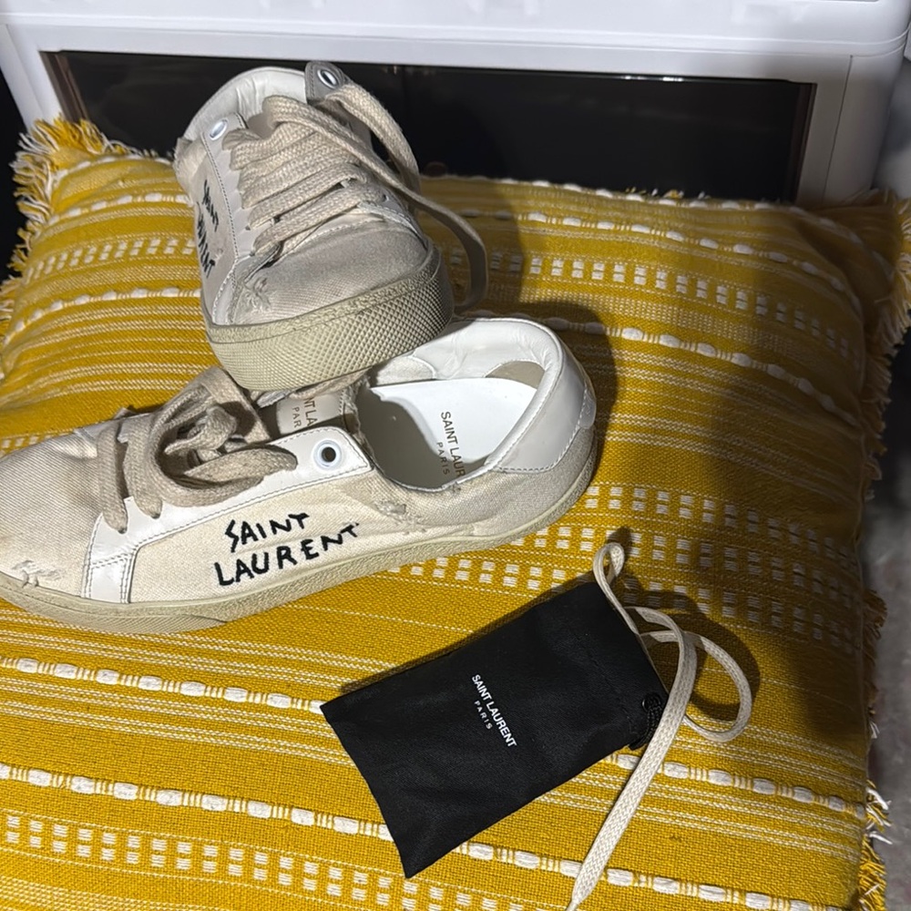 Saint Laurent Off-White Sneakers